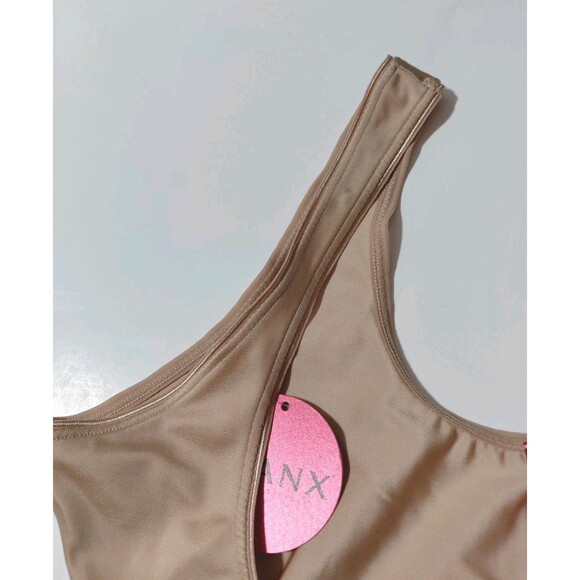 Spanx Slimplicity LG Tan No Cling Open Bust Waist Slimming Camisole Bodyshaper - Picture 2 of 12